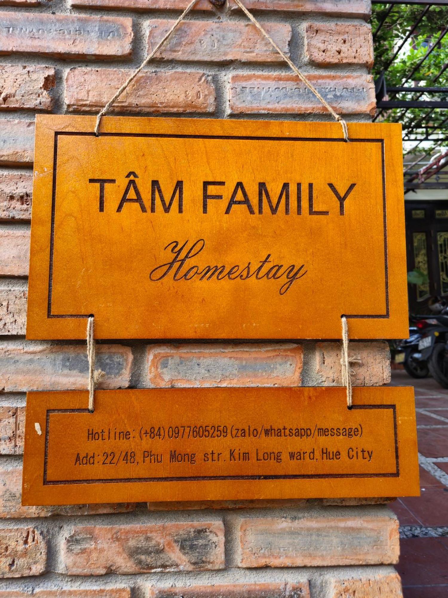Tam Family Homestay-Hue Exteriör bild